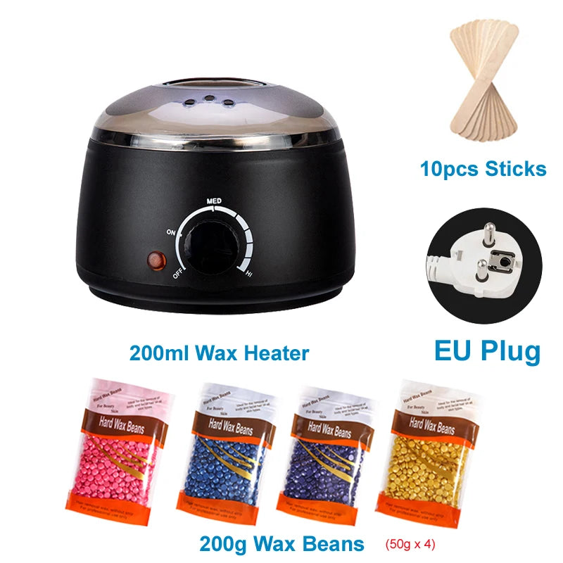 200/500ml Electric Wax Heater β Hot Paraffin Pot for Hair Removal & Waxing