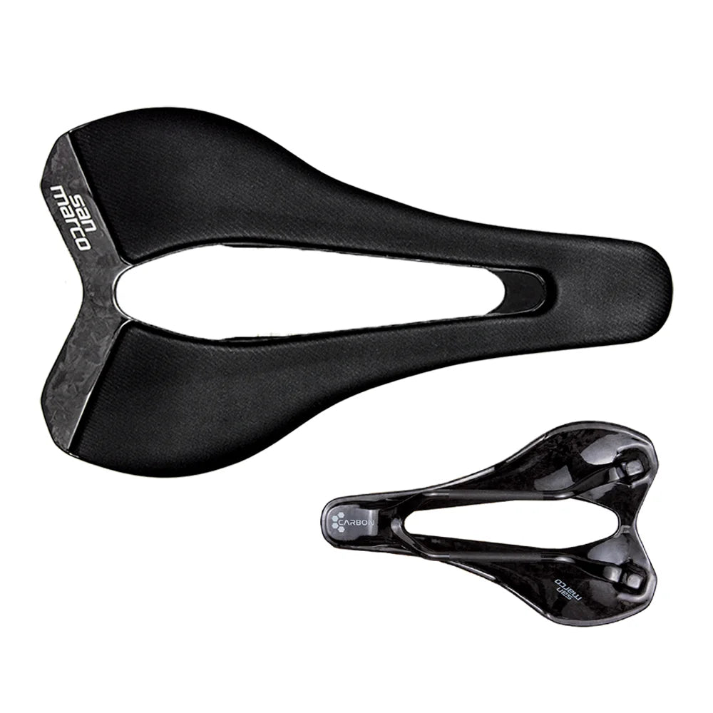 3D Printed San Marco SLR Bike Saddle - Ultralight Breathable Carbon Road & MTB Seat 245×145mm