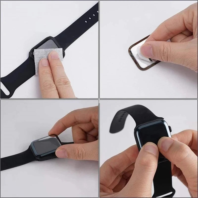 5PCS Soft Film Screen Protectors for Apple Watch β Compatible with Series 1-9 , SE , 38mm, 40mm, 41mm, 42mm, 44mm, 45mm, No Glass. iWatch