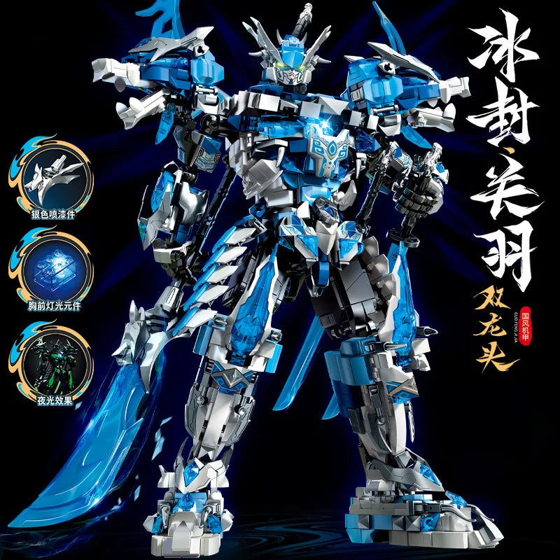 Mech WUKONG Monkey King Building Block Toy Set β ZHAOYUN Robot Hero DIY Bricks for Kids & Boys Gifts