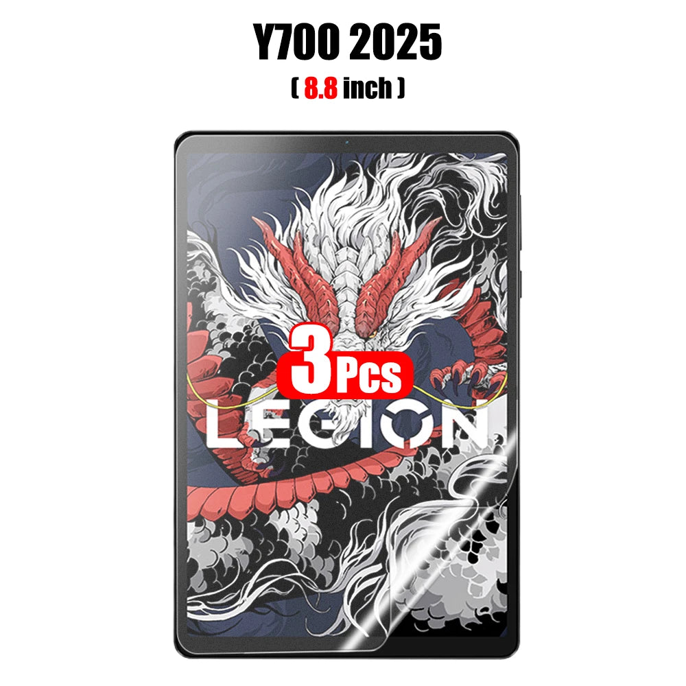3Pcs Paper-Like Screen Protector for Lenovo Legion Y700 2025 – 8.8" 3rd & 2nd Gen 2023, No Glass Protector 4o mini