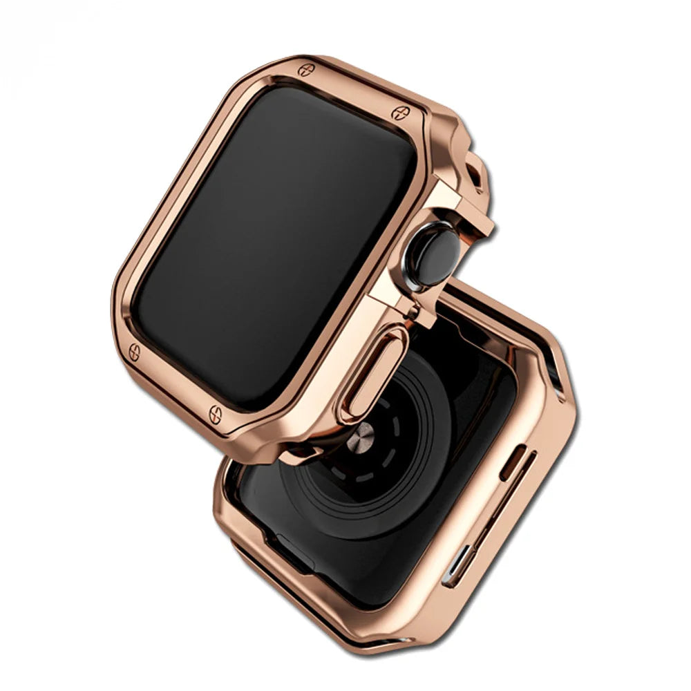 Apple Watch Case Cover – TPU Bumper with Screen Protector for 38mm-45mm, Series 3 to 9 & SE