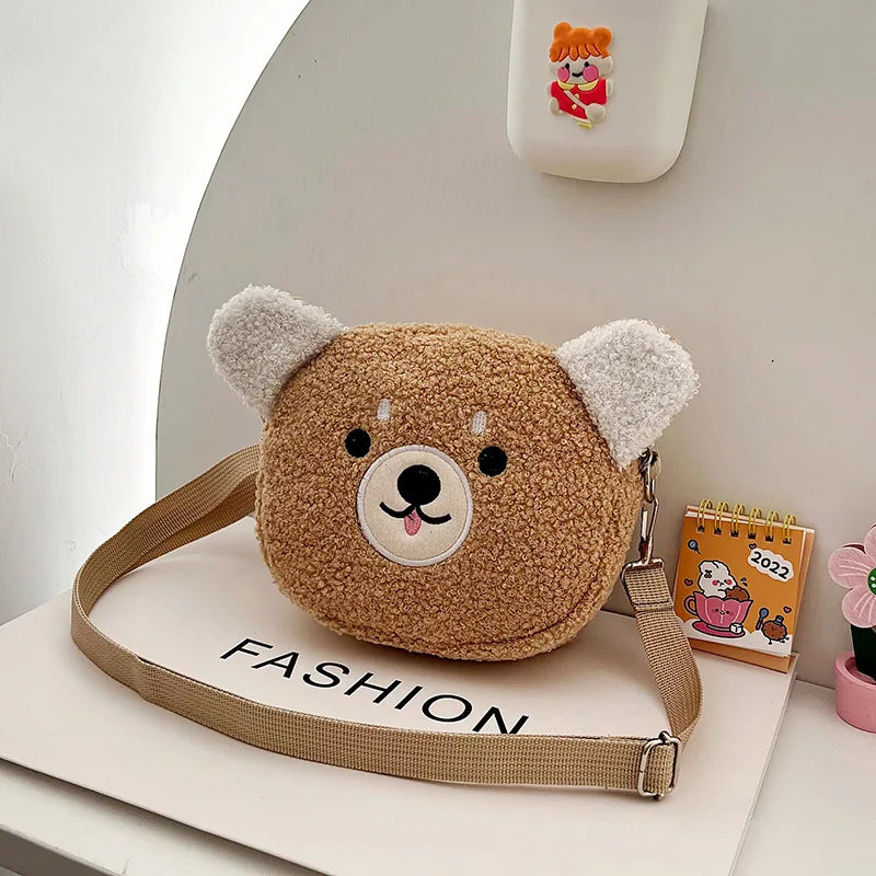 Japanese Kawaii Cartoon Plush Shoulder Bag β Small Crossbody Phone & Purse Bag for Women