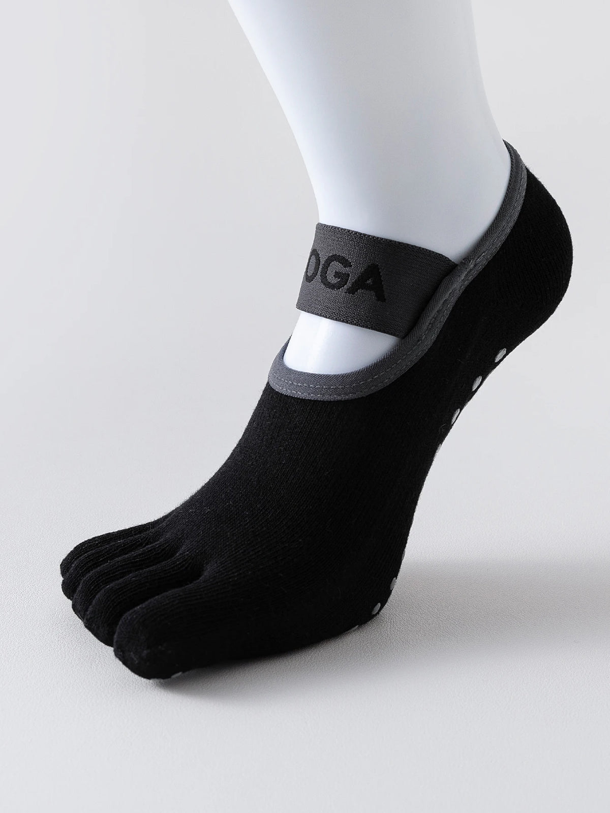 Women’s Five-Toe Grip Socks - Non-Slip Yoga, Pilates & Fitness Socks