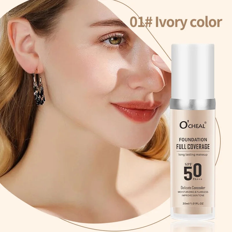 Color Changing Liquid Foundation β Concealer, Face Primer, Long-Lasting Moisturizing BB Cream Base Makeup for Women