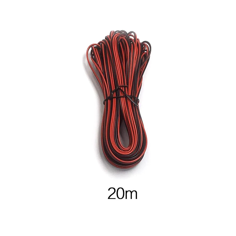 STONEGO 2-PIN Extension Cable β 22AWG for WS2812 WS2811 RGB LED Strips, 5m/10m/20m Length Options