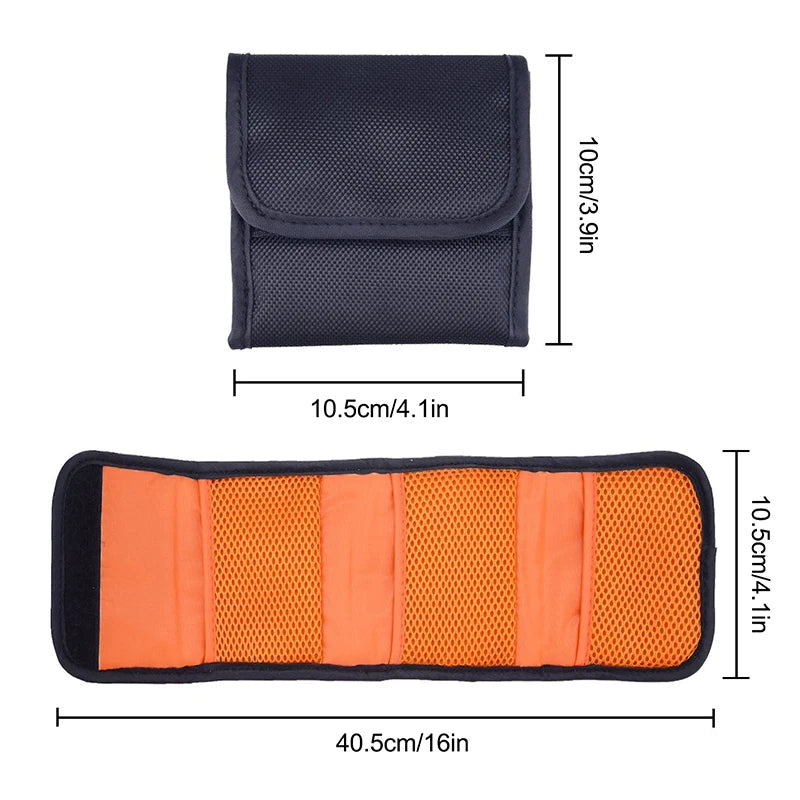 Portable Camera Lens Filter Bag – 3-Pocket Pouch for 82mm ND, UV & CPL Filters