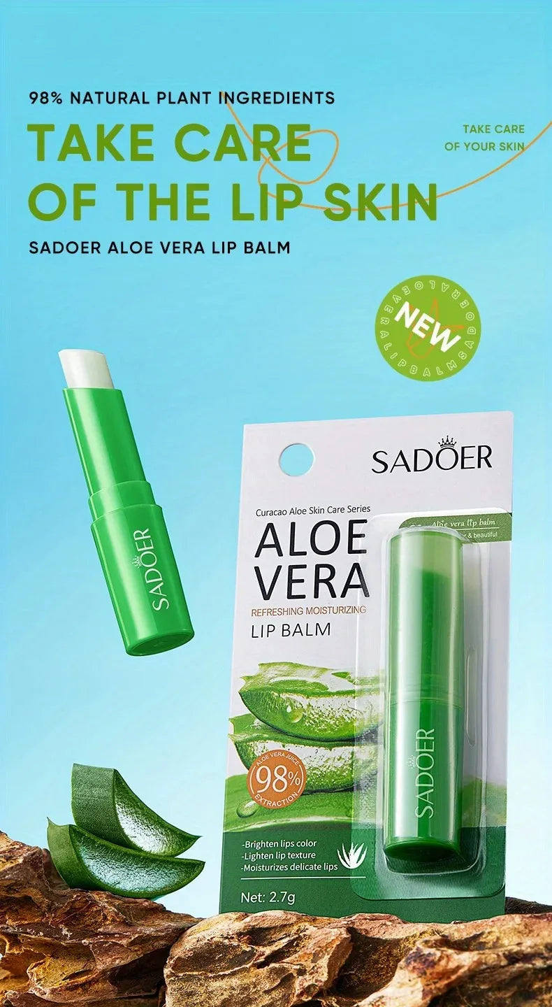 Aloe Vera Lip Balm - Nourishing, Hydrating, and Moisturizing Lip Care for Soft, Smooth Lips