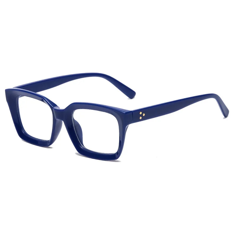 KLASSNUM Oversized Square Reading Glasses for Women – Fashion Magnifying Eyeglasses +1.0 to +3.5 Diopters