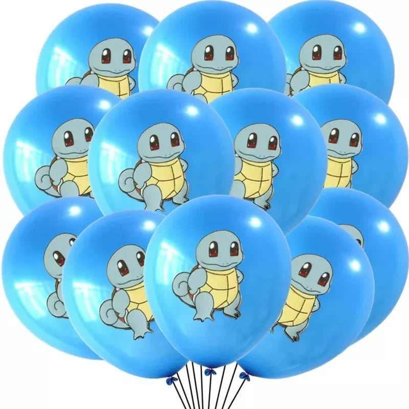 Pokemon Latex Balloons – 1/2/3 Pack Pikachu Cartoon Party Supplies for Birthday, Baby Shower & Kids Decorations