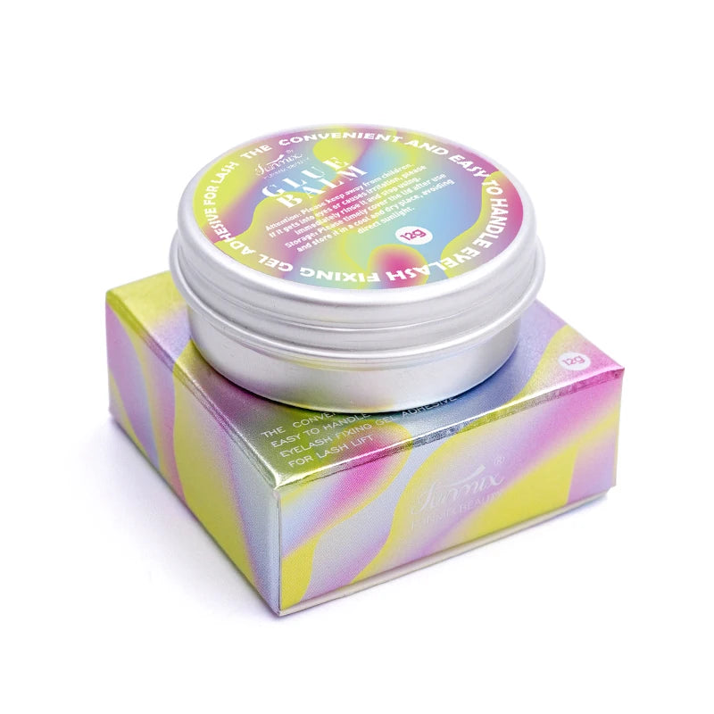 12g Solid Eyelash Lift Glue – Non-Irritating Fragrant Adhesive for Lifting Lashes & Eyebrows, Balm Ironing Tool