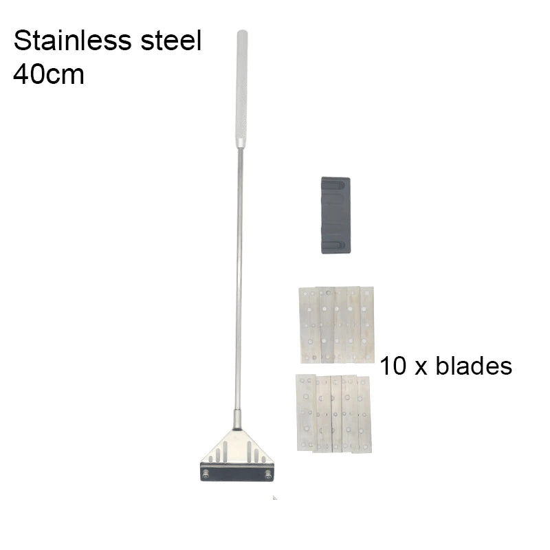 Aquarium Algae Remover Scraper – Aluminum Alloy Stainless Steel Blade Fish Tank Glass Cleaner Tool for Water Plant and Glass Cleaning Accessories