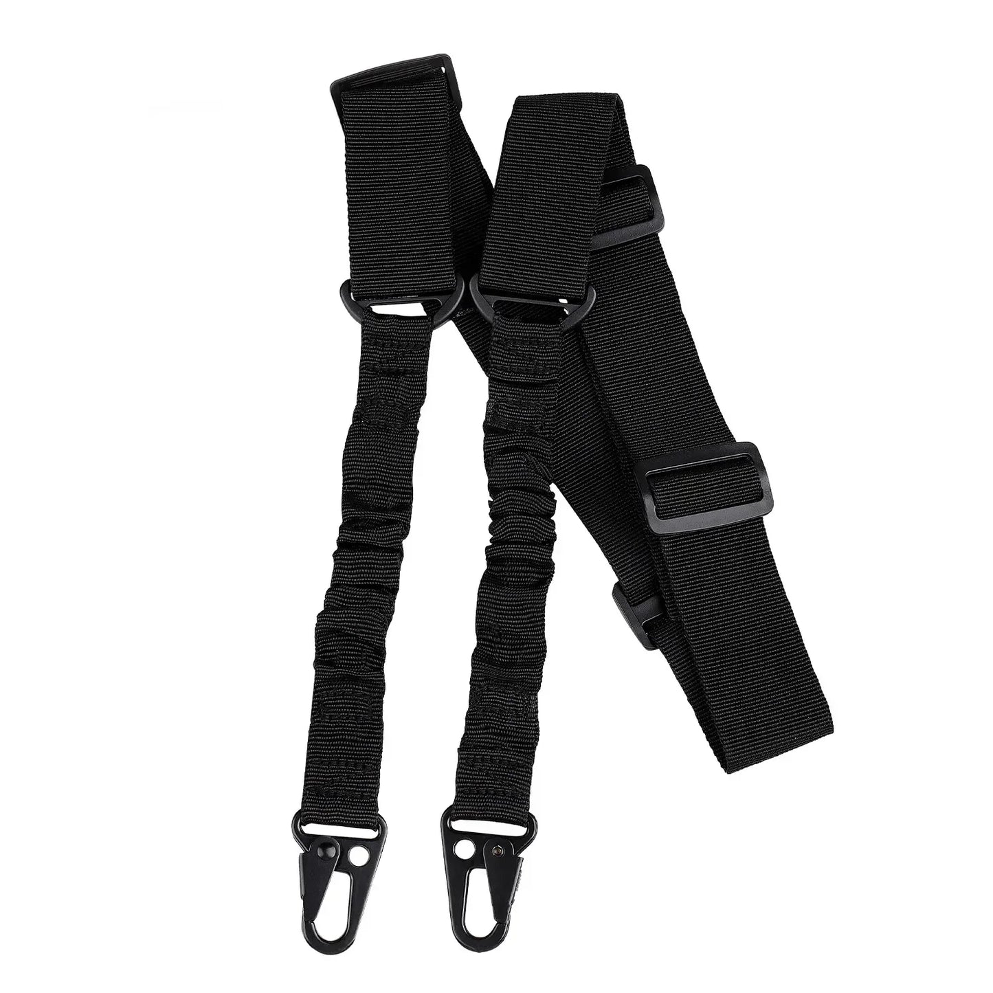 Tactical 2-Point Rifle Sling Strap – Heavy Duty Nylon Adjustable Shoulder Belt for Outdoor Hunting & Military Sports Accessories