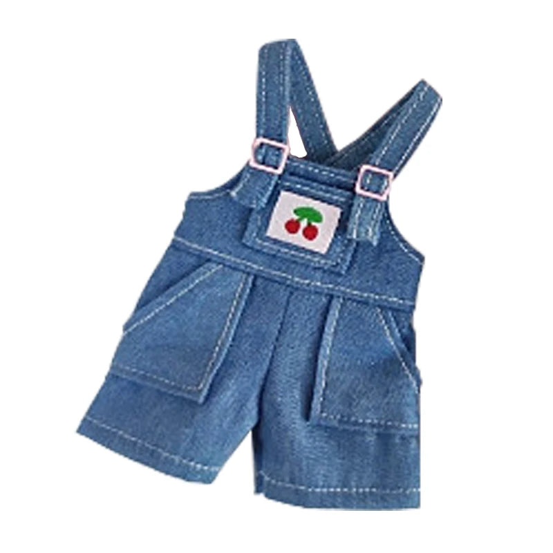 Casual Blythe Doll Clothes – Romper, Plaid Pants & Long Sleeve Top for Licca, Azone, OB24/OB27 Dolls