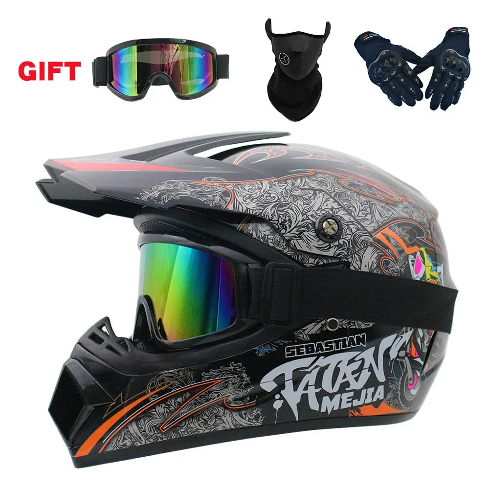 Full Face Off-Road Motorcycle Helmet β Downhill AM DH Cross Motocross Capacete Casco 2/2
