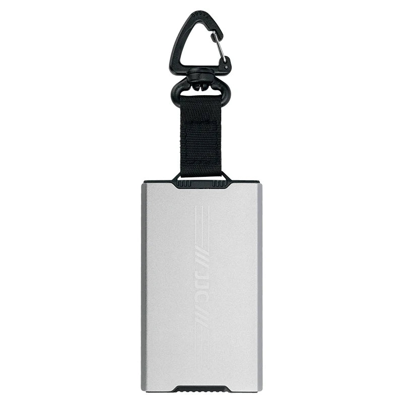 JJC 18-Slot Memory Card Case – Pop-Up SD, MicroSD, Nano SIM & NM Card Holder with Carabiner