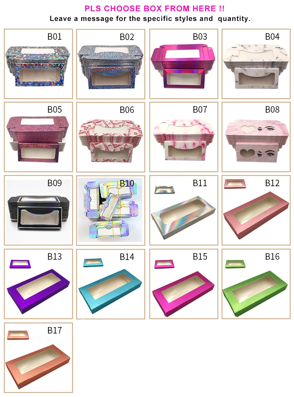 Custom Eyelash Packaging Boxes – 25mm Mink Lash Cases (10–100 pcs) Marble Design with Logo Printing Option