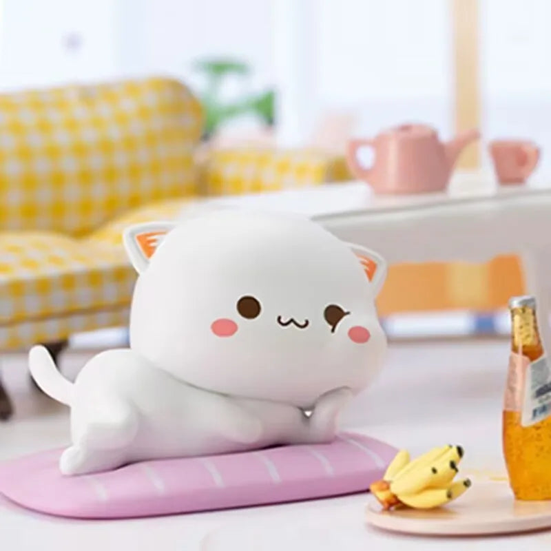 Kawaii Mitao Cat Season 2 Lucky Cat Blind Box - Cute Cartoon Collectible Figures for Home Decor, Holidays, and Gifts