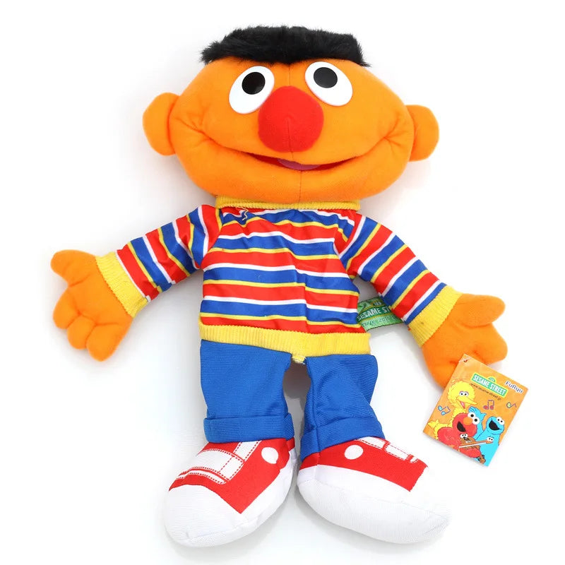 Sesame Street Elmo Hand Puppet - Large Soft Plush Cartoon Toy for Kids, Birthday & New Year Gifts