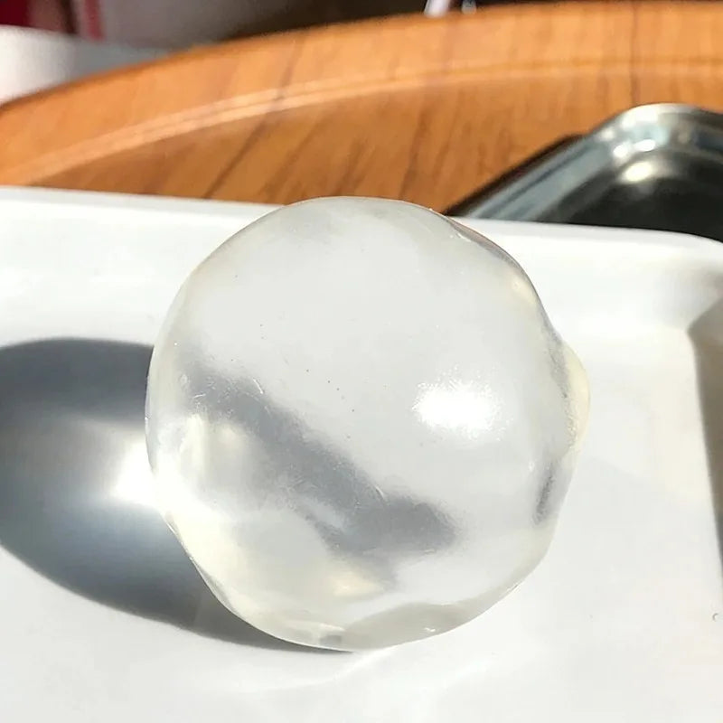 Moldable Pearl Coconut Oil Squishy Toy - Slow-Rising Sensory Stress Relief Ball