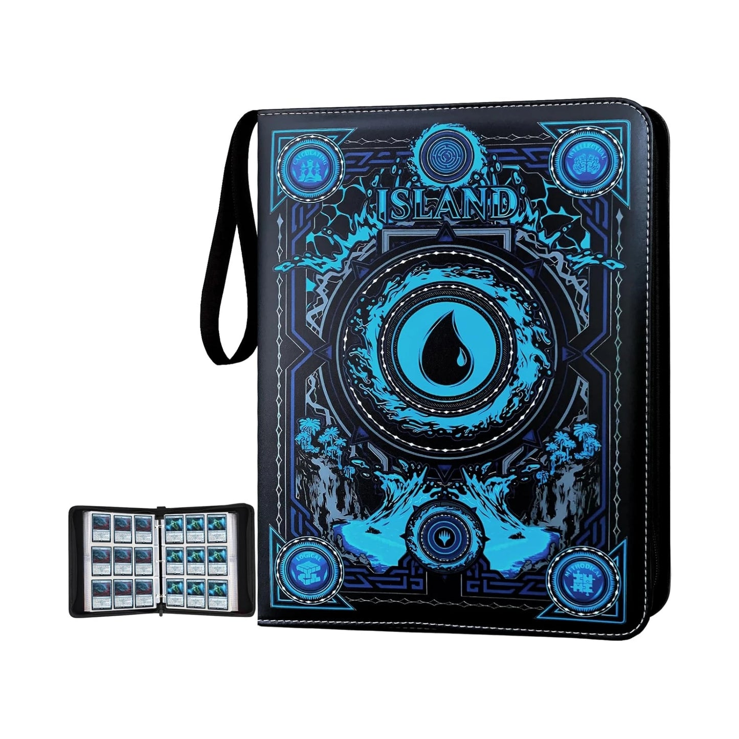 9-Pocket Card Binder with Sleeves — 900 Double-Sided Premium Collector Album for MTG, TCG & YuGiOh Cards