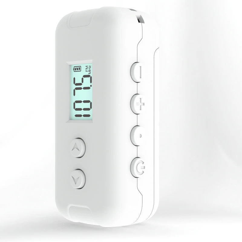 Mini Pocket FM Radio 50–108MHz – Portable Handheld Audio Receiver with LCD Display for Outdoor Sports