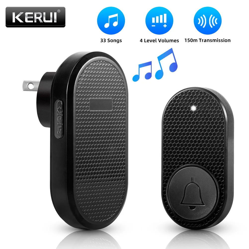 M558 Wireless Smart Doorbell β 32 Songs, 4-Level Volume, Easy Install Home Security Alarm