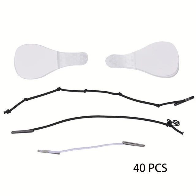 40-Piece V-Shape Face Lift Stickers - Invisible Skin-Lifting Tapes for Double Chin and Wrinkle Concealment