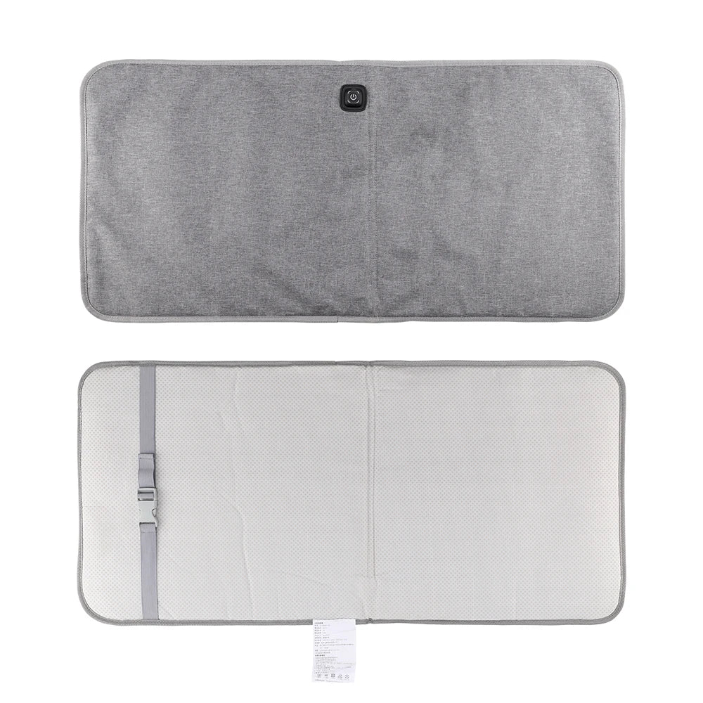 Electric Heated Seat Cushion 43x43cm / 43x90cm – 3-Temperature Adjustable Heating Mat for Office, Camping & Chair Backrest
