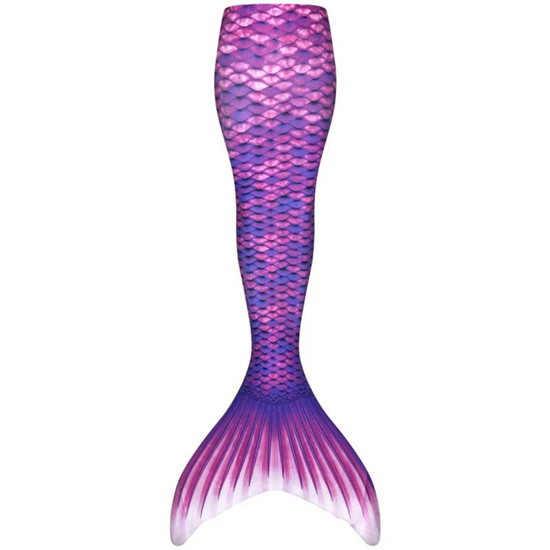 Women’s Mermaid Tail Cosplay Swimwear — Swimmable Fishtail Bathing Suit for Girls & Adults (No Monofin)