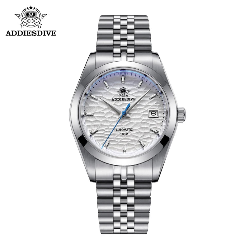 ADDIESDIVE 2024 Luxury Couple Watches – Sapphire Crystal Automatic Mechanical NH35A Steel Wristwatch for Men & Women Gift