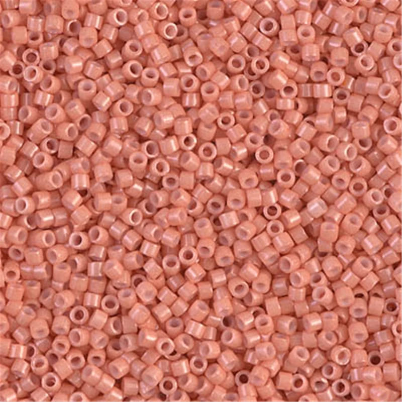 Miyuki Delica 11/0 Seed Beads - Glazed Luster Glass Beads for DIY Jewelry Making