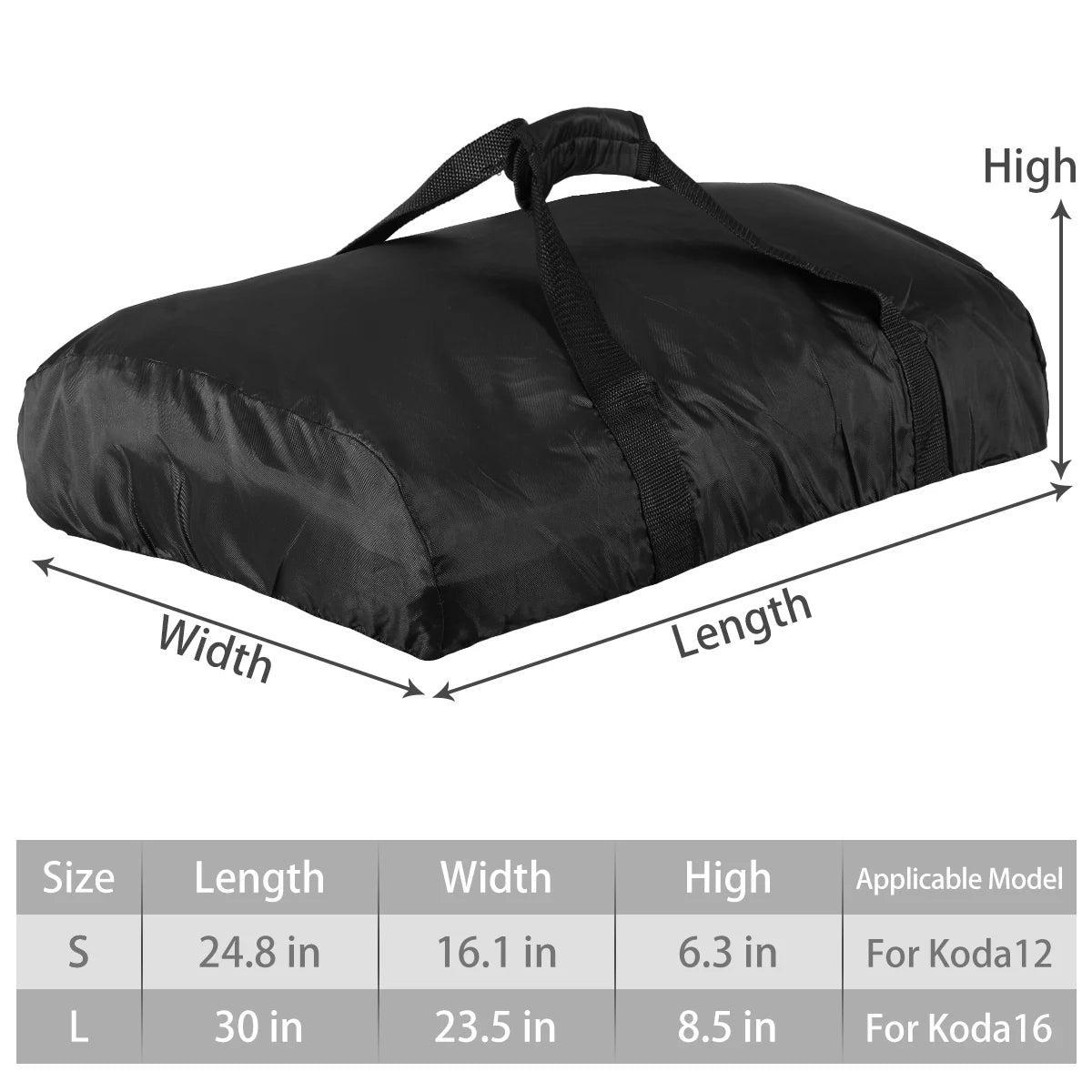 Ooni Koda 12 Pizza Oven Cover - Waterproof Oxford Cloth | Outdoor Oven Protective Cover | BBQ Accessories for Grill
