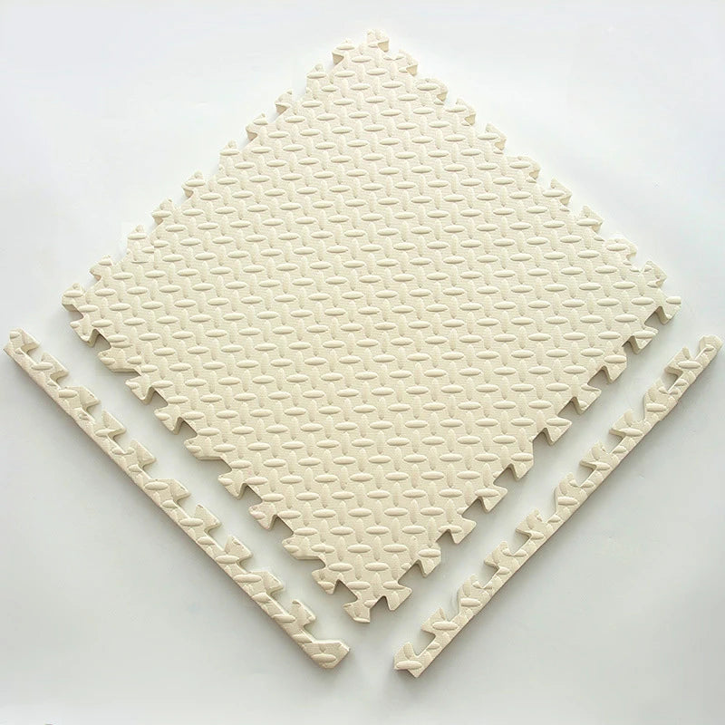 12pcs Foam Baby Play Mat β Soft Interlocking Puzzle Floor Tiles for Kids, Exercise & Play Rug 30x30x1cm