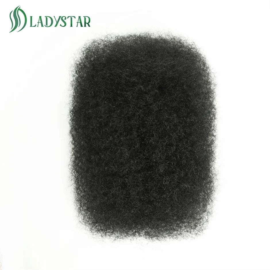 Brazilian Remy Afro Kinky Curly Human Hair for Braiding & Dreadlocks – 30g Natural Color Bulk Hair Extension (No Weft, 1 Bundle)