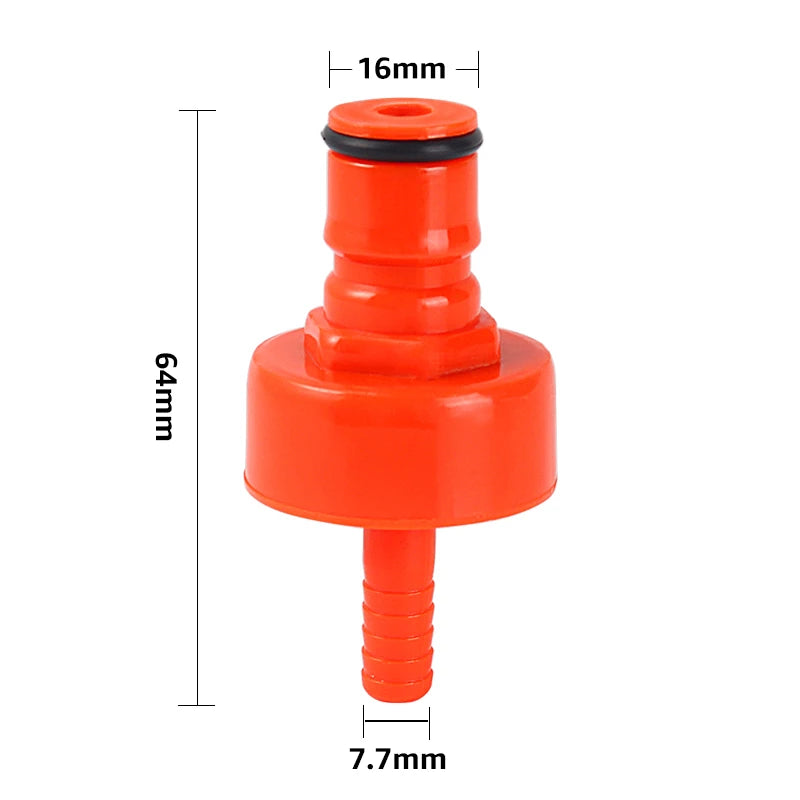 Home Brew Carbonation Cap & Line Cleaning Tool — Ball Lock Connector for Soda, Beer, PET Bottles