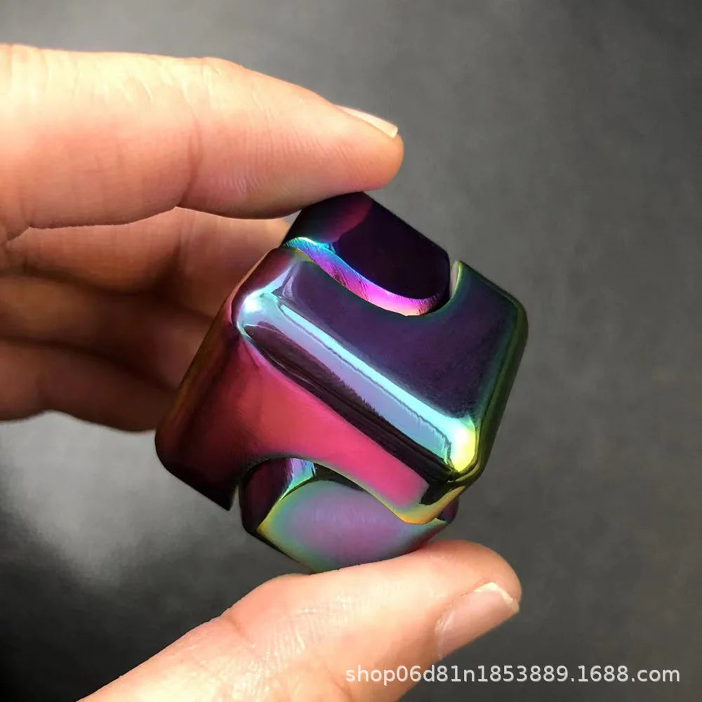 Square Fingertip Gyro β Stress Relief Decompression Spinner, Available in 3 Colors