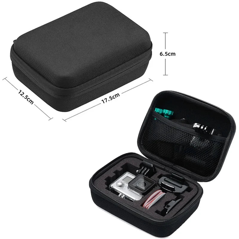 Protective Carrying Case Storage Bag for GoPro Hero 4–13, SJCAM, AKASO, DJI Osmo Action Camera Accessories