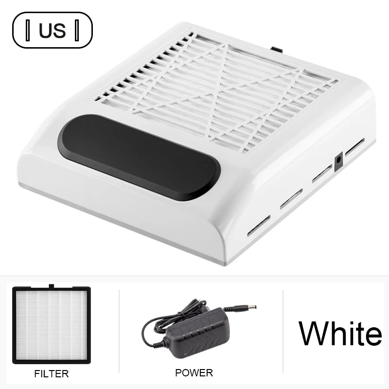 Nail Dust Collector β Powerful Manicure Vacuum Cleaner with Filter, Nail Extractor Fan for Nail Art Tools