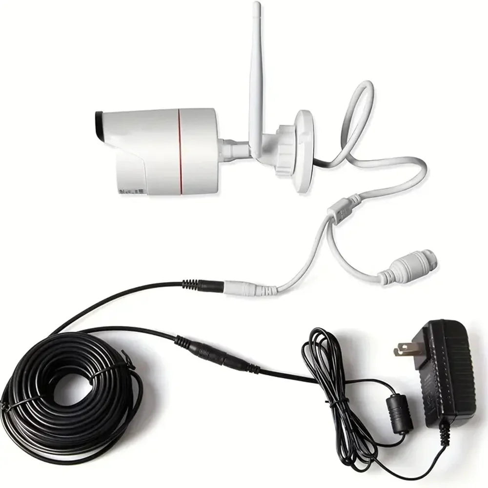 DC 12V 5.5×2.1mm Power Extension Cable - Male to Female Cord for CCTV Cameras, Routers & LED Devices, 3–30m