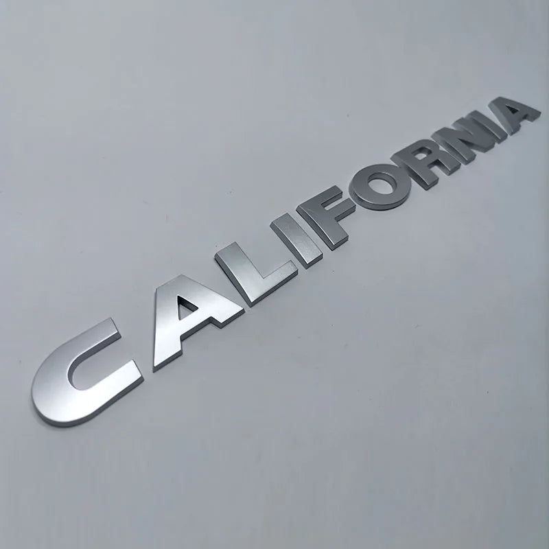 2020 California XXL Rear Lettering & 2019 California Ocean Trunk Emblem — Car Badge Replacement