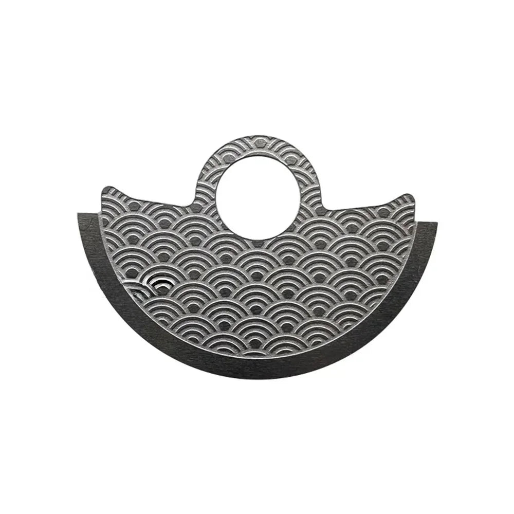 Automatic Watch Rotor Metal Guard - Wavy Pattern Replacement Part for NH35 NH36 4R35 4R36 7S Movements & SKX007 Repairs