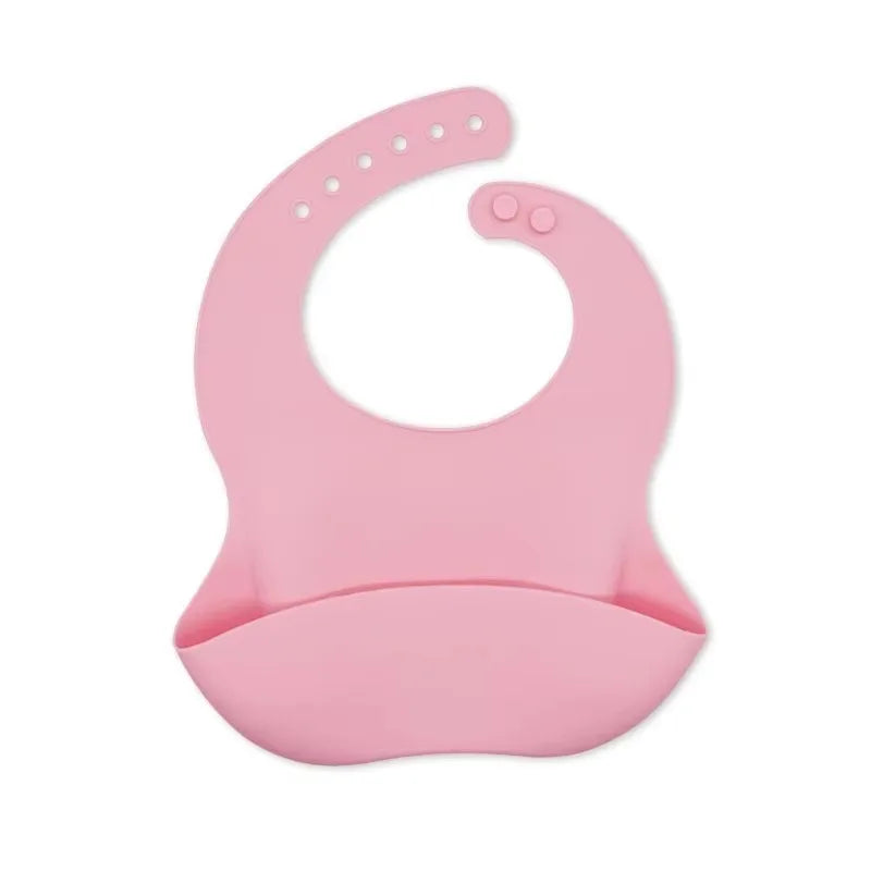 3D Waterproof Baby Bib – Cute Cartoon Animal Print, Adjustable Soft Silicone Feeding Bib for Boys & Girls