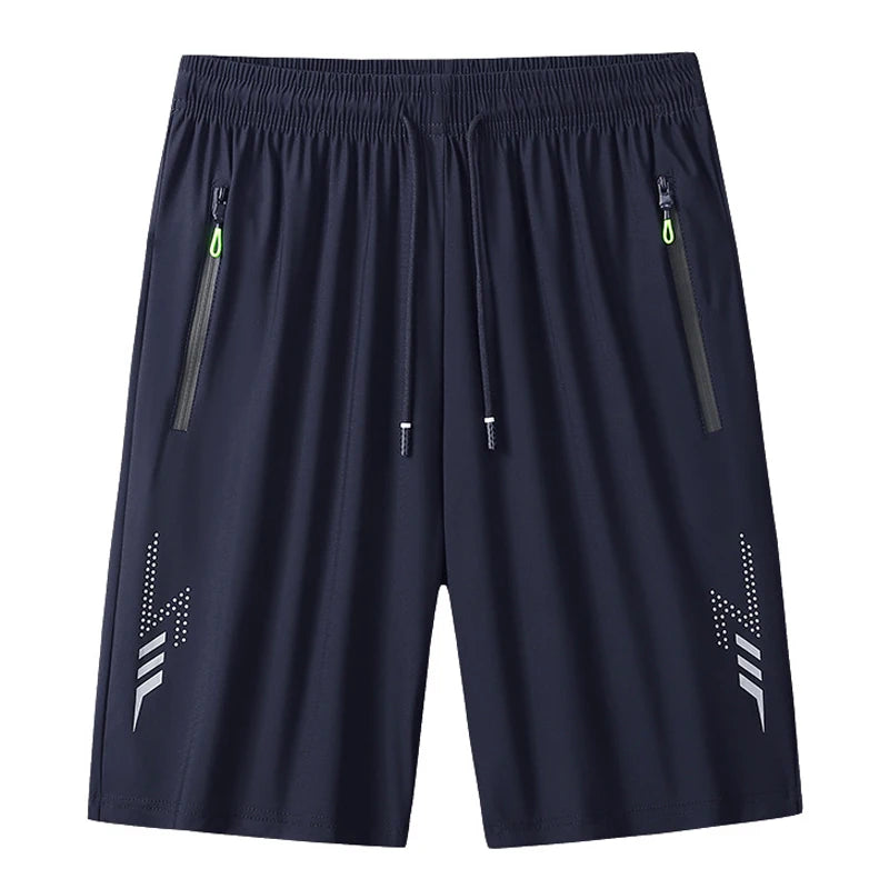 Men's Summer Sport Shorts – Cool Running, Gym & Fitness Training Shorts in Black and Gray