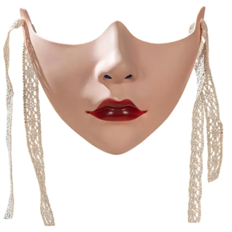 Adult Mechanical Half-Face Masquerade Mask β Cosplay & Halloween Dress-Up Prop for Men & Women Gift