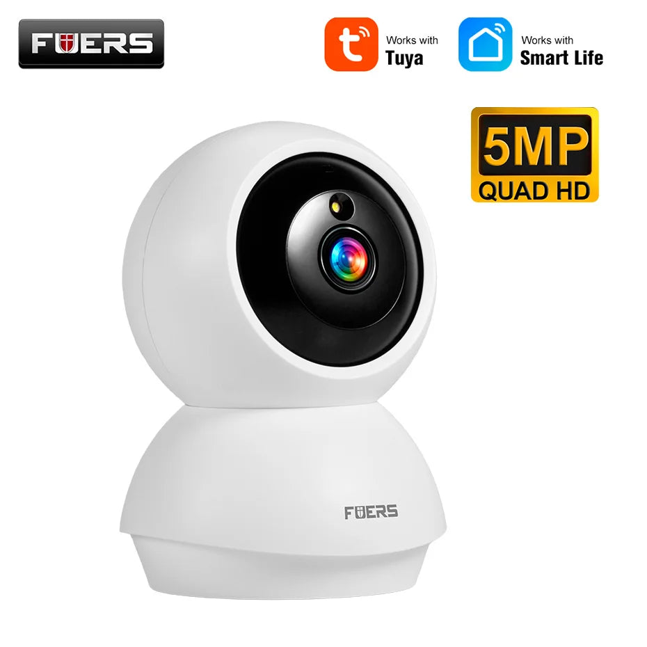 FUERS 4K 8MP WiFi Pet & Baby Security Camera β Wireless Tuya Smart Home Mini Surveillance IP Cam