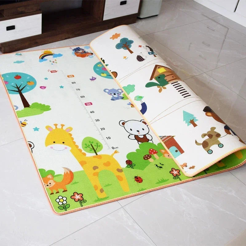 Baby Crawling Play Mat - Non-Toxic EPE Foam Safety Rug, 1cm Thickness, Two Thickness Options and Five Sizes for Kids’ Play Areas