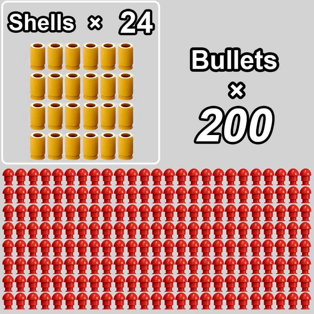 Soft EVA Foam Dart Bullets for Toy Guns β Compatible with M1911, G17, M92 & USP Pistol Shooting Game Accessories, Safe Foam Ammo Refill Kit