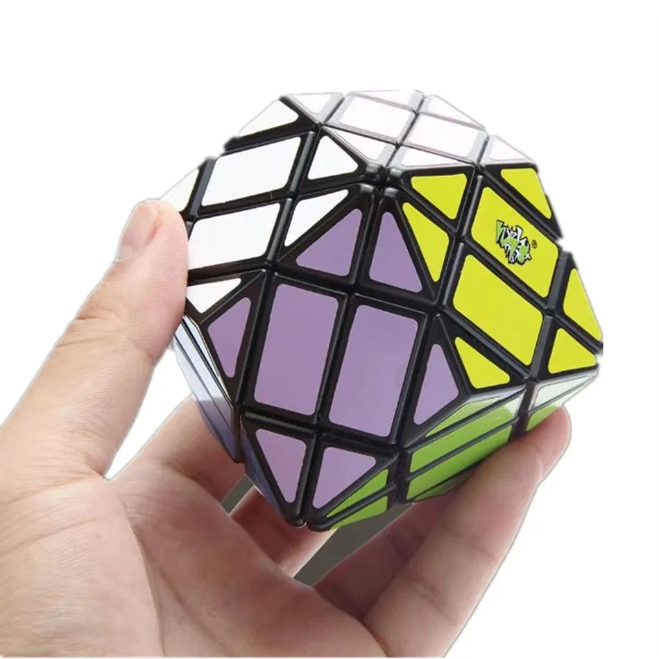 Rhombohedral Dodecahedron Magic Cube - Megaminx Speed Puzzle Educational Brain Teaser