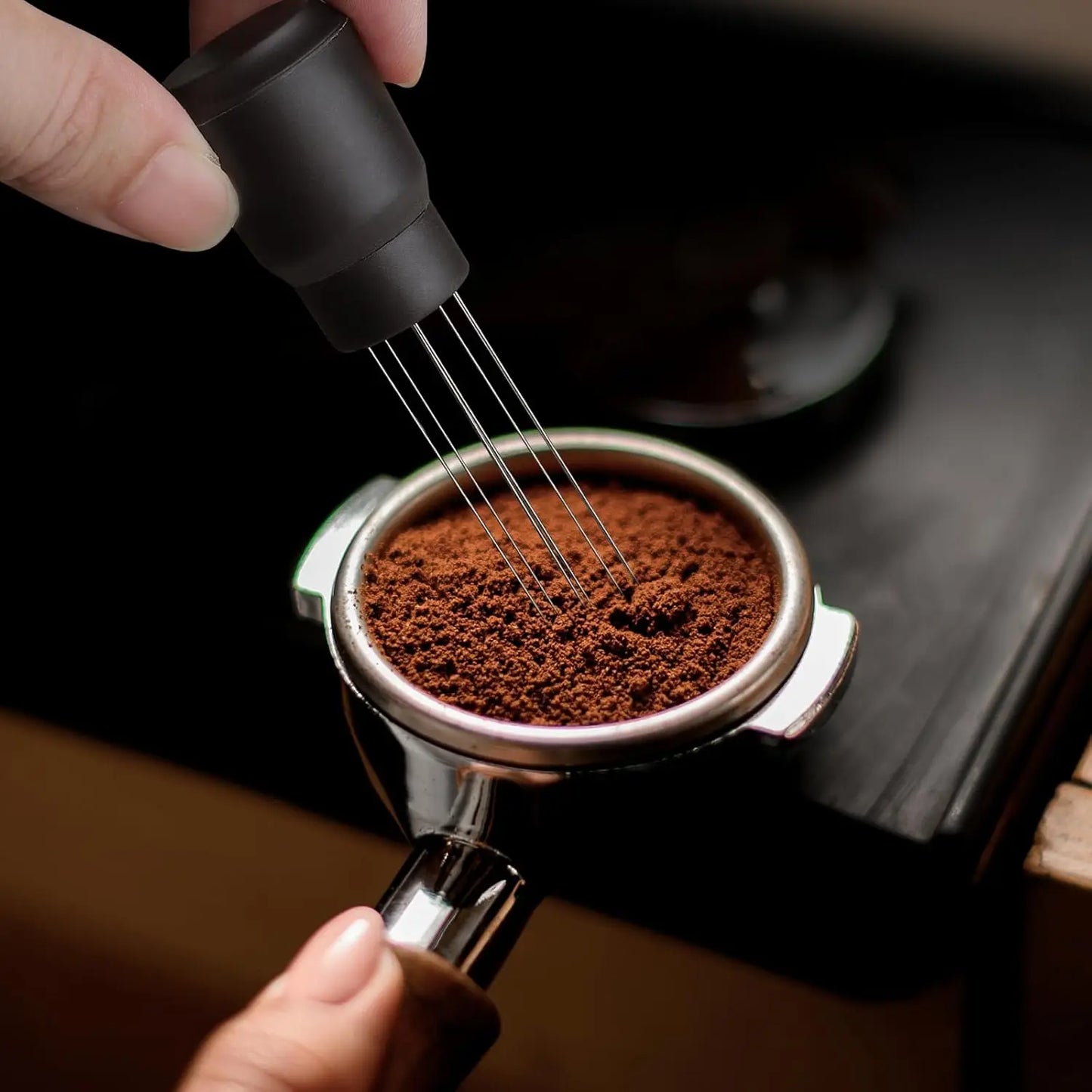 Upgraded WDT Tool for Breville Barista – Espresso Needle with Powerful Magnet & Replacement Needle